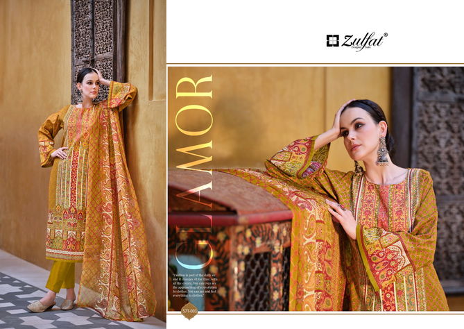 Saima By Zulfat Daily Wear Printed Cotton Dress Material Wholesalers In Delhi
